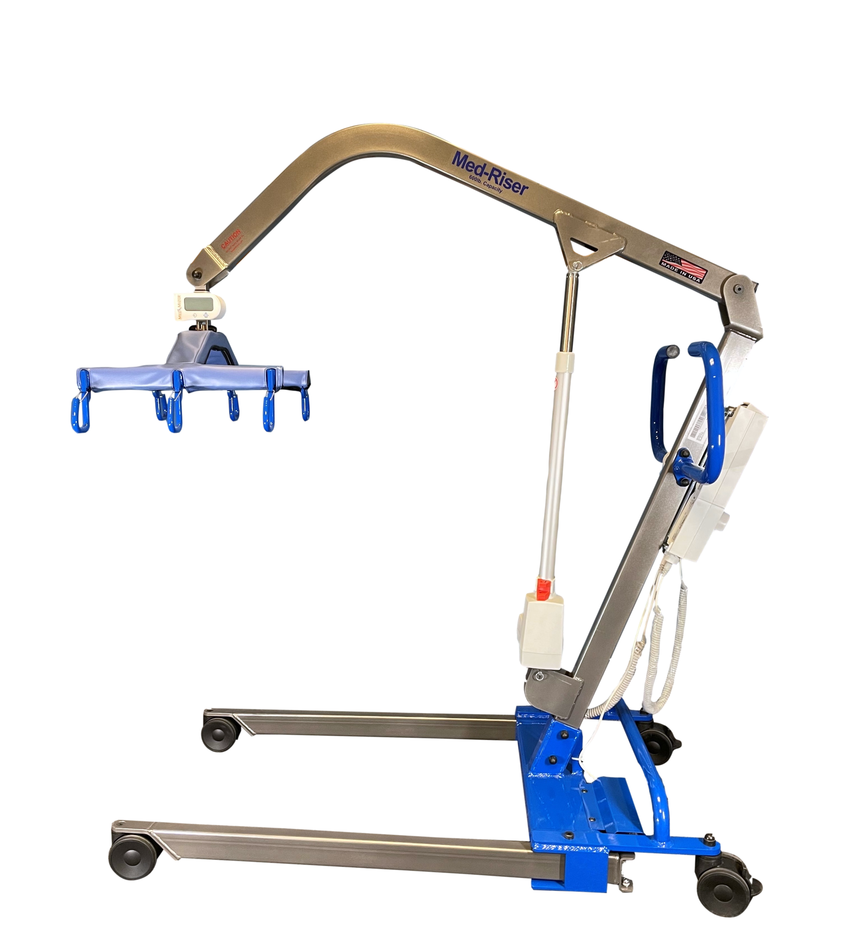 Med-Mizer Med-Riser 600 Bariatric Power Patient Lift - 6 Point Spreader - Senior.com Patient Lifts